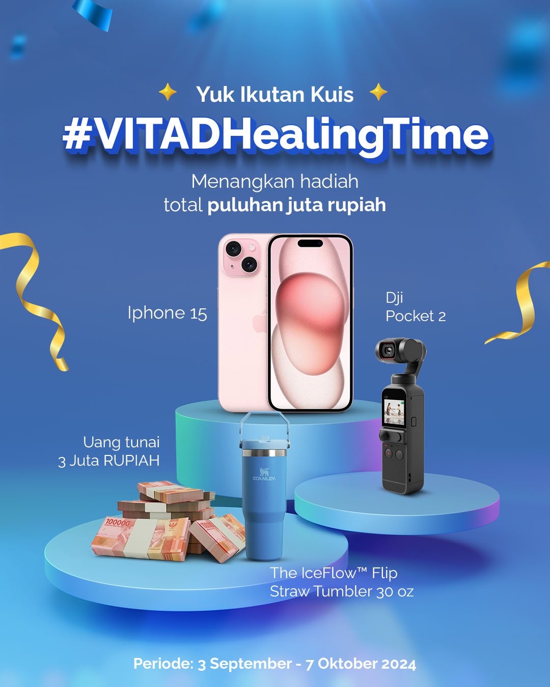 Hydro Coco Artikel Syarat & ketentuan Quiz #VITADHealingTime 